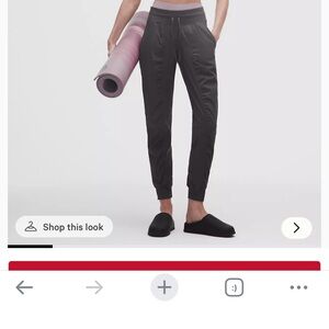 lululemon dance studio mid-rise jogger NEW